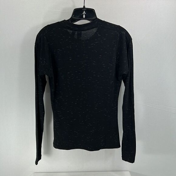 Adidas Winners 2.0 Primegreen Graphic Long Sleeve Tee Black Melange Size S - Picture 5 of 6